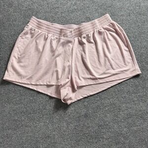 Women's V-Waist Lounge Shorts Pink With Light Blue Stains (pictured) Size 3X